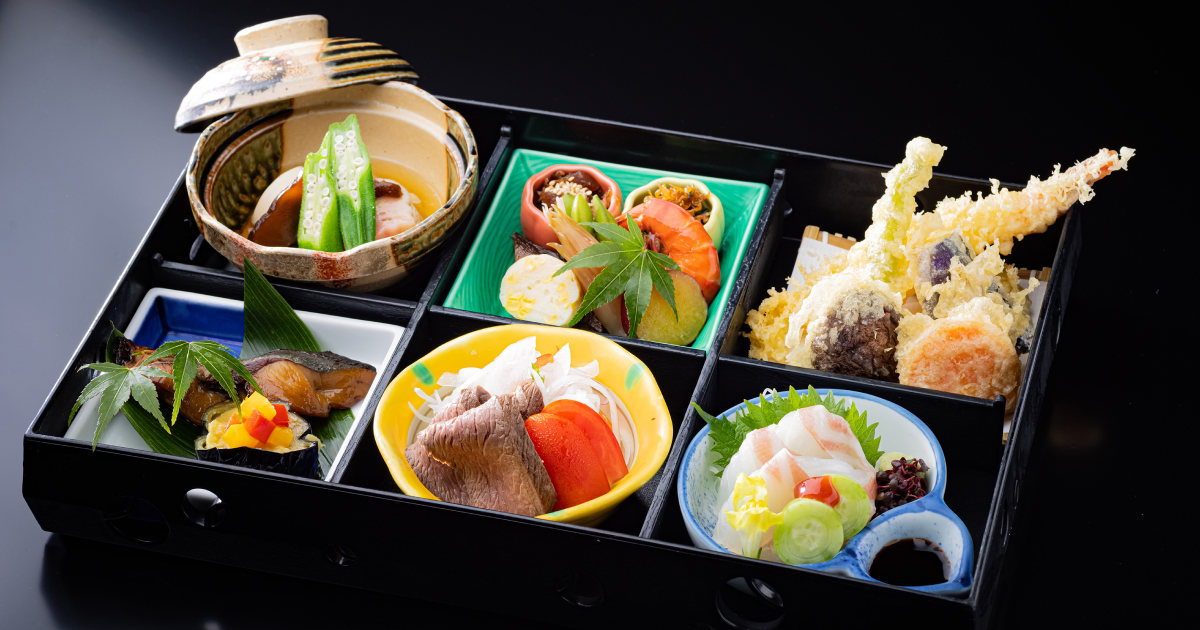 団体様向けお料理の写真(京都府南丹市)